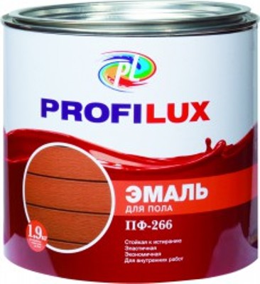 картинка Эмаль ПФ-266 ПРОФИЛЮКС 0,9 кг красно-коричневая магазина Мастер Дом