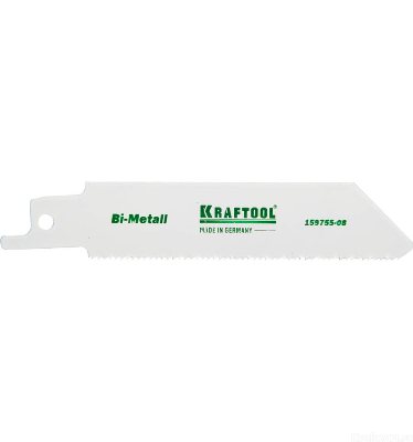 картинка Пилка д\эл.ножовки KRAFTOOL Bi-Metall, по металлу, шаг 1,4мм, 80мм магазина Мастер Дом