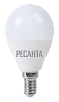 картинка Лампа светодиодная РЕСАНТА LL-R-G45-7W-230-3K-E14 магазина Мастер Дом