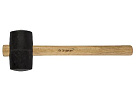 картинка Киянка резиновая ЗУБР МАСТЕР с деревянной ручкой 340г 55мм магазина Мастер Дом