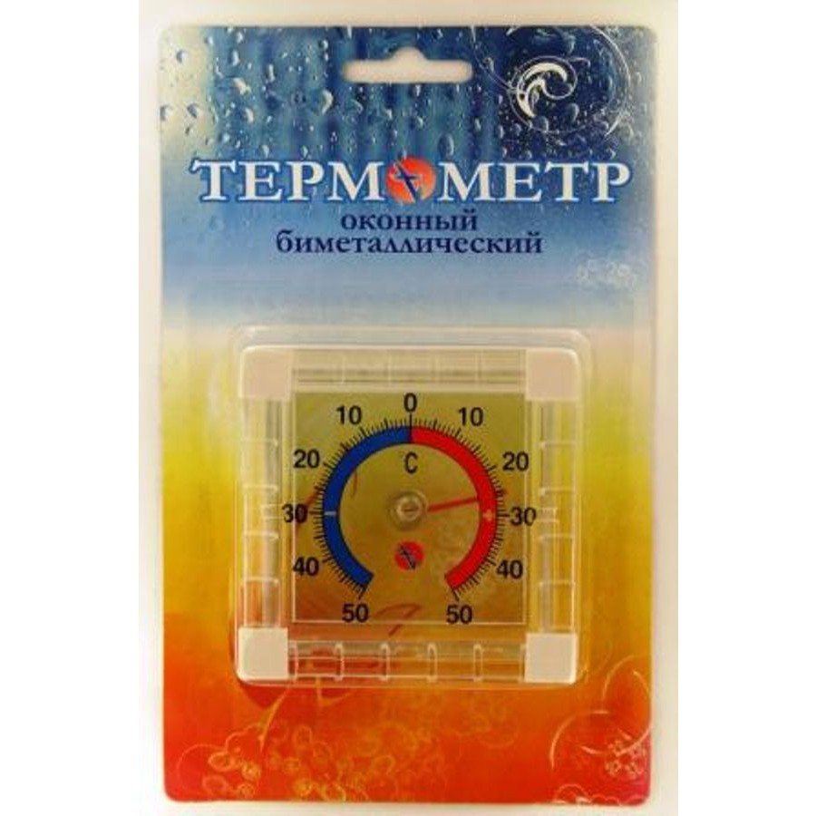 картинка Термометр оконный ТББ квадратный магазина Мастер Дом