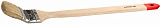 картинка Кисть радиаторная STAYER "ЕВРО" натуральная щетина, деревянная  ручка  25 мм магазина Мастер Дом