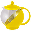 картинка Чайник заварочный Mallony PTP01-750ml 0,75л стекло/пластик, фильтр нерж сталь магазина Мастер Дом